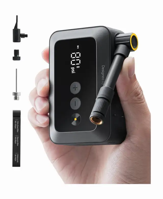 Mini Electric Bike Pump - Best Price · Ships Free in Clothing, Shoes & Accessories in St. Catharines - Image 2