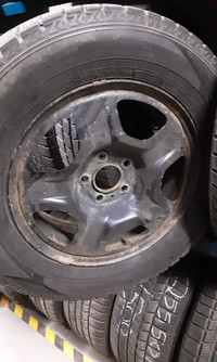 16" Steel Rim + Dunlop Snow Tires