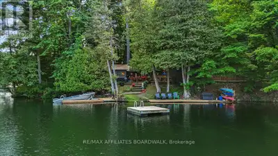 Dive into the ultimate getaway at this lively three-bedroom, two-bath waterfront cottage on the UNES...