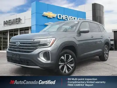 Command the road in this almost-new 2025 Volkswagen Atlas Comfortline, a versatile sport utility veh...