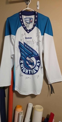 NLL Vintage Lacrosse jersey Rochester Knight Hawks Adult Medium St. Catharines Ontario Preview