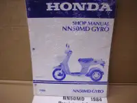 Unused service/shop manual HM 1078 1984 NN50MD Gyro