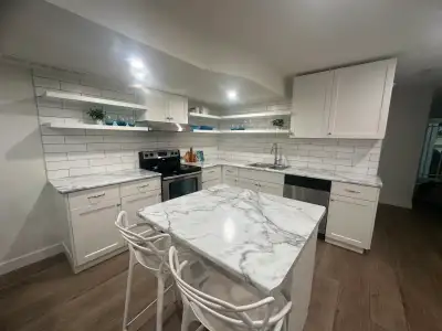 Welcome home to this beautifully furnished 2 bedroom, 1 bathroom basement suite in Coldstream. Offer...