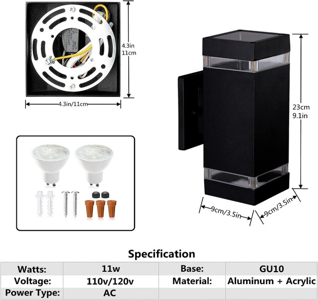 OUTKEIEI LED Outdoor Light Fixt in Outdoor Lighting in Gatineau - Image 4