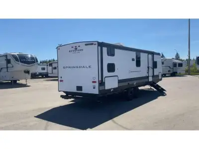 Keystone Springdale travel trailer 2620BHS highlights: Front Private Bedroom Exterior Storage with R...