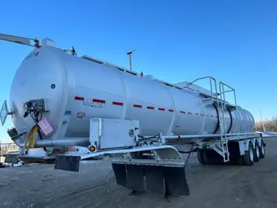 2012 Heil Aluminum 38m3 407 Triaxle Tanker Trailer 2 compartment Titan gauges Fresh CVIP and tank in...