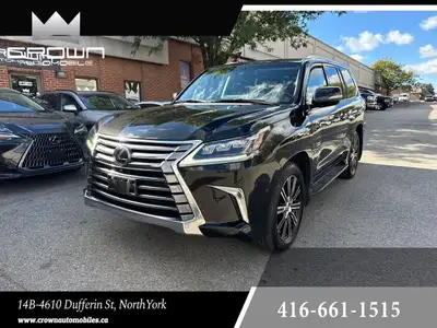 2019 LEXUS LX 570 AWD, EXECUTIVE PACKAGE, REAR DVD ENTERTAINMENT SYSTEM, NAVIGATION, SURROUND VIEW C...