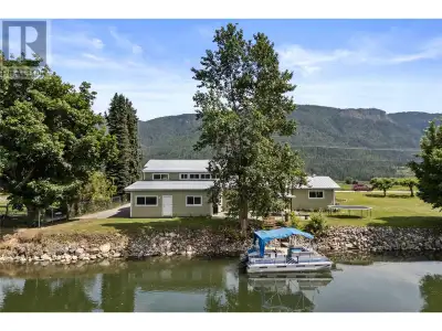 *SHUSWAP RIVERFRONT* Incredible property fronting the Shuswap River in Grindrod, Interior BC's secre...