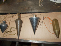 Collection of Plumb Bobs