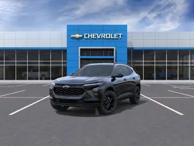 Step into the future with the all-new 2026 Chevrolet Trax LT, presented in a stunning Mosaic Black M...