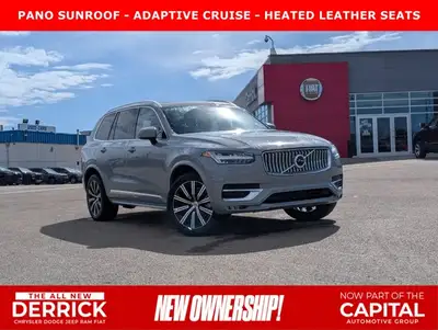 This pre-owned 2024 Volvo XC90 Plus Bright Theme offers a refined and modern presence, finished in C...
