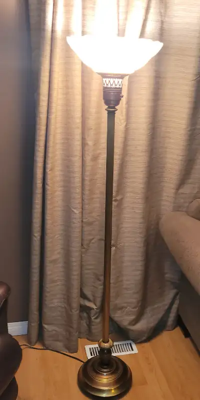 Vintage 1950s Torchiere  floor lamp., View more