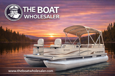 JUST IN – 2009 LEGEND 16’ PONTOON – 25HP EFI – CENTER CONSOLE – EXTRA CLEAN FINANCING AVAILABLE • TU...