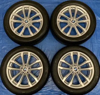 Selling a *LIKE BRAND NEW* set of original BMW X3 G01 & BMW X4 G02 19" Style 691 wheels, TPMS and Br...
