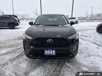 Recent Arrival! Black 2025 Toyota Corolla Cross LE AWD CVT 2.0L 4-Cylinder DOHC 16V APPLE CAR PLAY,... (image 1)