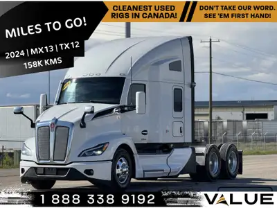 2024 KENWORTH T680 Sleeper * Odometer: 158,358 * Engine Make: PACCAR * Engine Model: MX13 * Engine H...