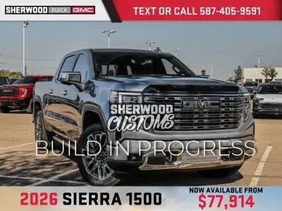 Welcome to Sherwood Buick GMC! This 2026 GMC Sierra 1500 Denali Ultimate has been fully customized w...