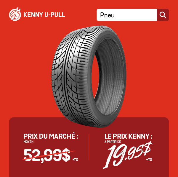 Pneus usagés à bas prix! Large inventaire! Kenny U-Pull in Tires & Rims in Trois-Rivières - Image 3