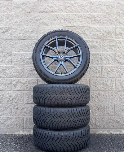 Winter / Snow Nexen Winguard Winspike 3 19 Tires And Aftermarket RTX FF10 Gunmetal Grey 19 Inch Whee...