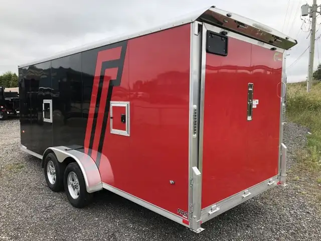 7'x22' Aluminum Snowmobile Trailer in Cargo & Utility Trailers in Oshawa / Durham Region - Image 13