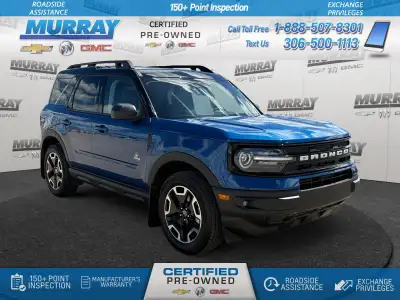 *Not all vehicles qualify for the CPO program. Contact us for details.* 2024 Ford Bronco Sport . Eng...