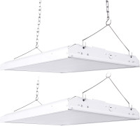 2 Pack HyperSelect LED Linear High Bay Light Fixture,