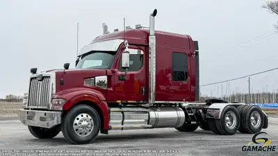 Heavy truck / Camion lourd - # STOCK: C-37490 2024 WESTERN STAR 49X CAMION CONVENTIONNEL AVEC COUCHE...