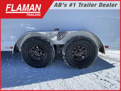 2026 ROYAL 7'X14' + 2' V-NOSE CARGO TRAILER Color: White (2) 3500lb Lippert Spring Axles Tires: ST20...