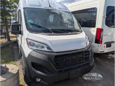 Roadtrek Westfalia Class B gas motorhome Wave For 2 highlights: Pull-Out Table Overhead Cabinets Mur...