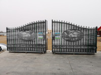 14'/20' Iron Gate, barrier, treillis, portails, barrier, fences