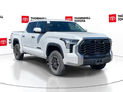 Thornhill Toyota Proudly Presents This White 2023 Toyota Tundra with Crew Max Limited TRD OFFROAD Pa...