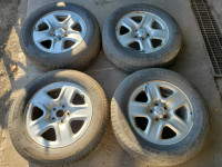 225 65 17 - RIMS AND TIRES - ALL SEASON - TOYOTA RAV4 AND OTHERS