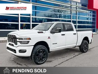 Odometer is 6907 kilometers below market average! Bright White Clearcoat 2025 Ram 2500 Big Horn 4WD...