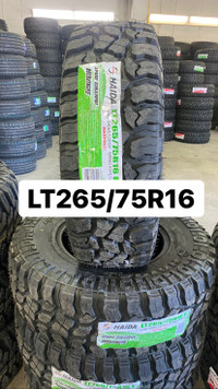 LT265/75R16 NEW MUD TIRES $800 FOR FOUR TIRES