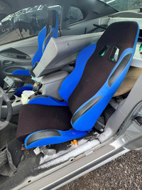 2002 Mustang Blue Front Seats Fits 1999-2004