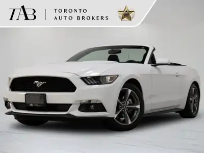 This 2016 Ford Mustang V6 Convertible is a local Ontario vehicle that delivers iconic muscle car sty...