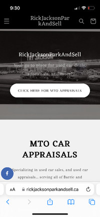Used Car Appraisals -$63 -In person or online-  Barrie, and Ont