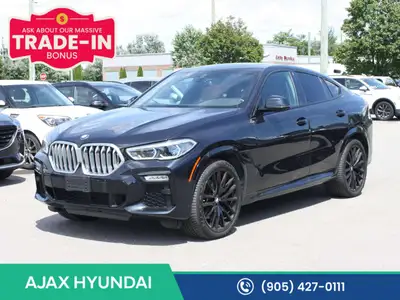 Experience distinctive styling, premium luxury, and impressive performance with this 2021 BMW X6 xDr...