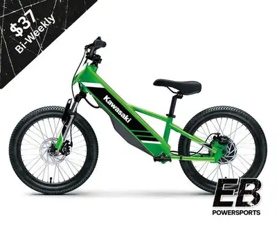 2025 Kawasaki Elektrode 20 ? Electric Fun for Young Riders Only $37 bi-weekly All-New 20in. Electric...