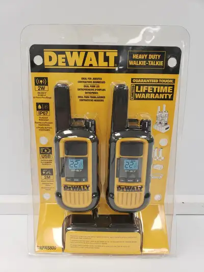 (87948-1) Dewalt DXFRS800 Heavy Duty Walkie-Talkies, View more