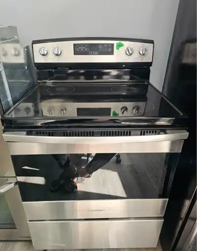 Amana 30" Stainless Steel Electric Ceramic Stove Oven Range, View more