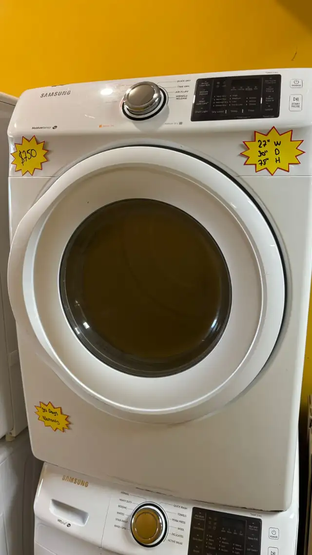 Samsung Stackable  27” Front Load Washer&Dryer30 Days Warranty in Washers & Dryers in Kitchener / Waterloo - Image 6