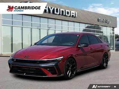 The 2025 Hyundai Elantra N, cloaked in striking Ultimate Red, delivers an adrenaline rush with its f...