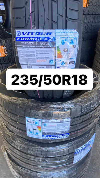 SIZE:235/50R18 BRAND:VITOUR INSTALLATION AND BALANCE IS AVAILABLE SAME DAY OUR ADDRESS:2520 CENTRE A...