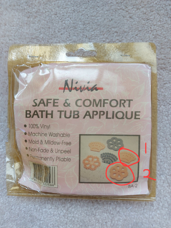 Non slip bath treads in Bathwares in Markham / York Region - Image 2