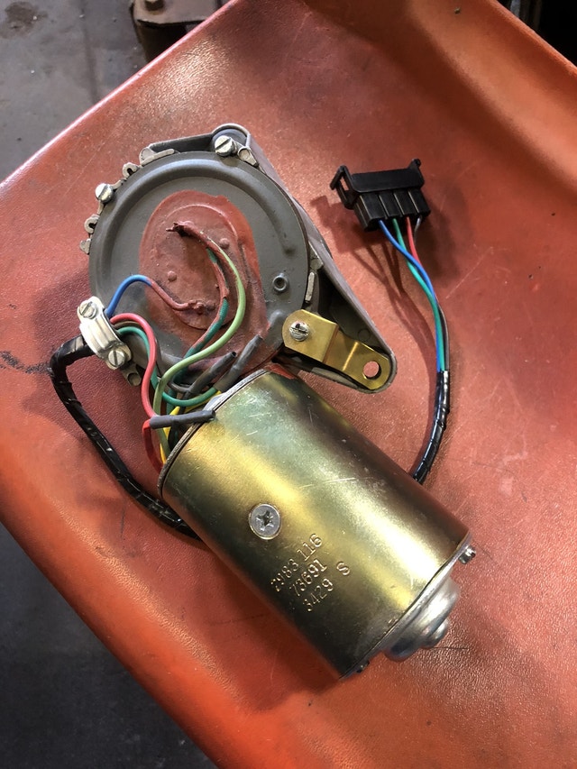 Restored Mopar A and B body 3 speed Wiper Motor Other Parts