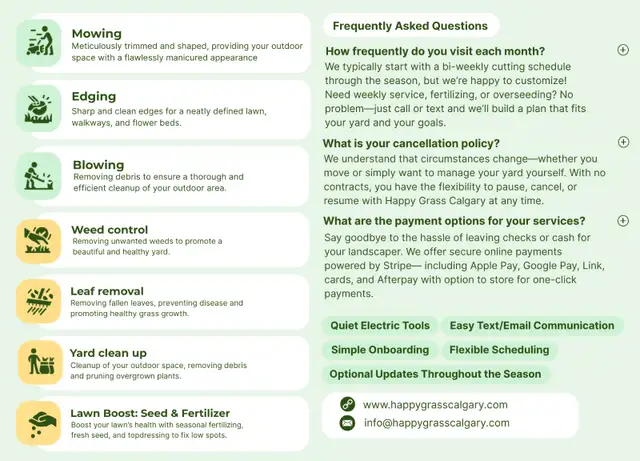 Calgary’s best lawn care deals? Yeah, that’s us.62863245710083122