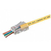 RJ45 Pass Through Plugs for CAT6, Networking, Electronics