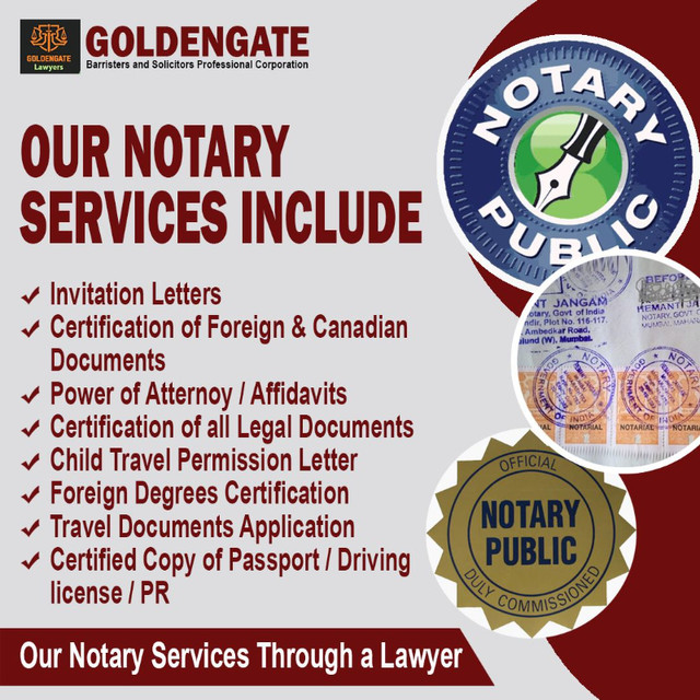 Notary public and oath commissioning  24/7  /  Niagara Falls/Reg in Financial & Legal in St. Catharines - Image 3