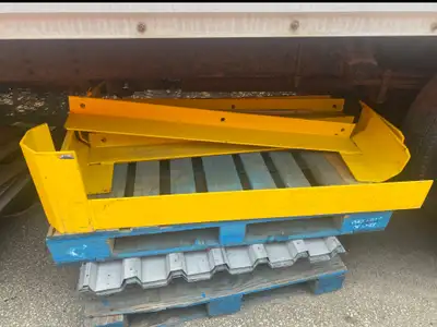 Used end of aisle steel guards for pallet racking  - 48" long, View more